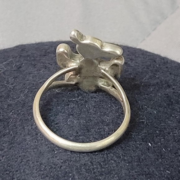 Crushed Turquoise Thunderbird Ring - Picture 7 of 11